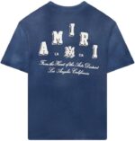 T-shirt Amiri Vintage Collegiate Blue