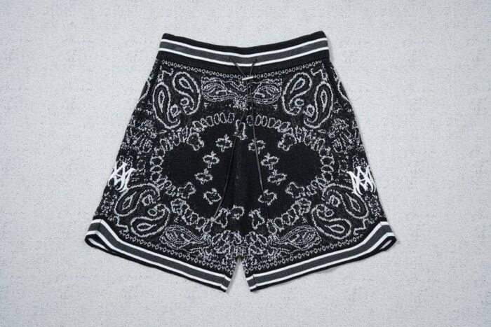 Amiri Bandana Crochet Basketball Shorts - Image 3