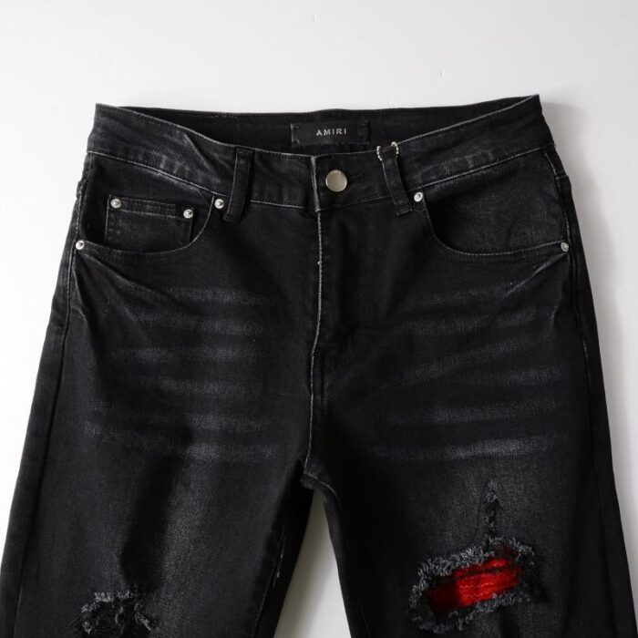 Jeans Amiri Ultra Suede MX1 'Aged Black' - Image 4