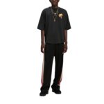 T-shirt Palm Angels With Burning Palm Print Black - Image 2