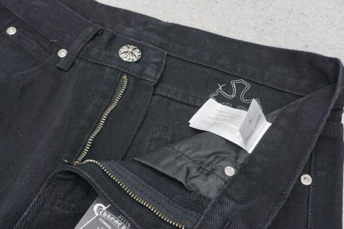 Jeans Chrome Hearts Green & Leopard Cross - Image 7
