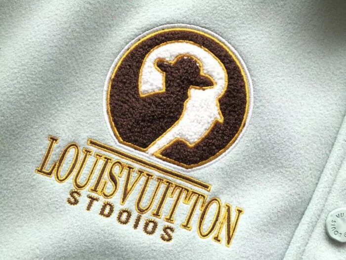Jacket Louis Vuitton Leather and Wool Varsity - Image 7