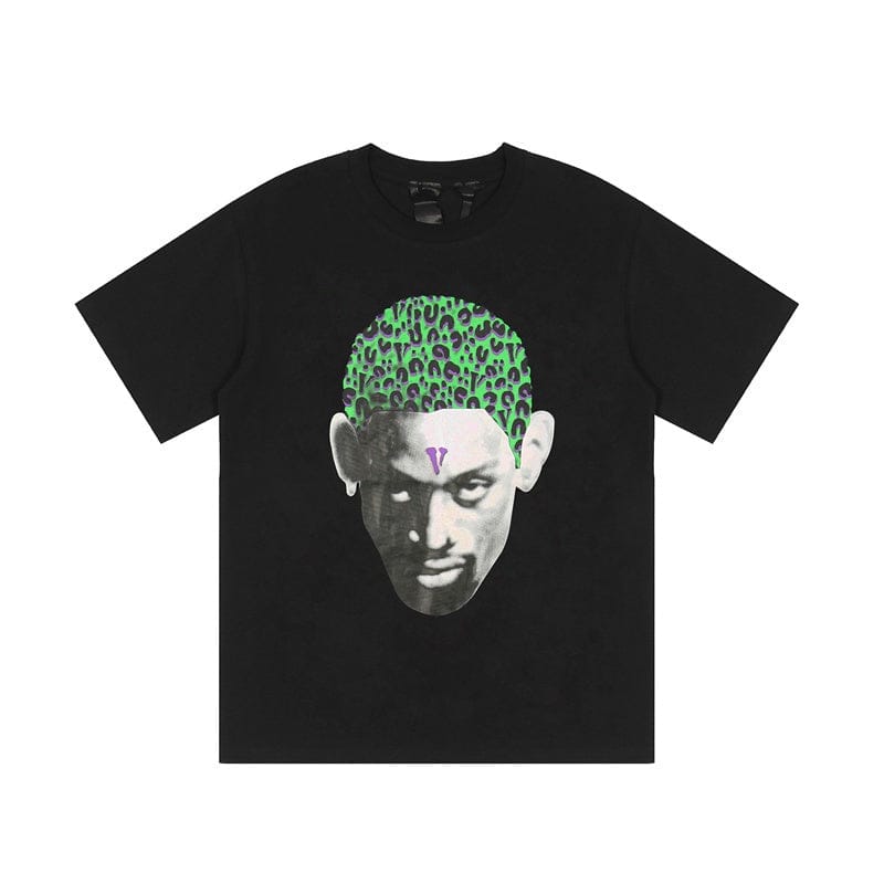 6722394958355887b8555f459a91e65d.jpg T-shirt Vlone Rodman Cheetah Black - Image 1