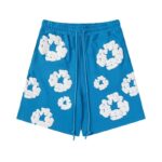 Shorts Denim Tears White Clouds Blue