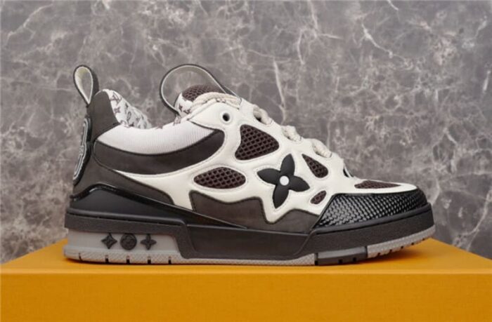 Louis Vuitton LV Skate Sneaker Grey White - Image 2