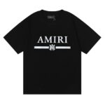T-shirt Amiri Bar Logo Black