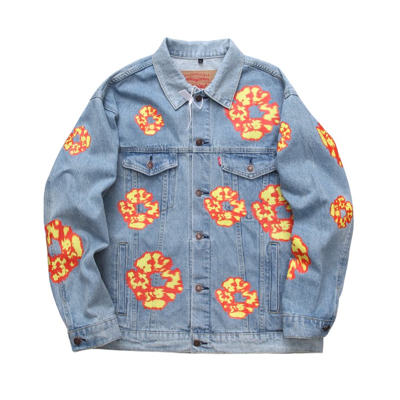Produtos-Novos-3.jpg Jacket Denim Tears x Levi's Floral Print Blue - Image 1