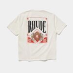 T-shirt Rhude Card 'Vintage White'