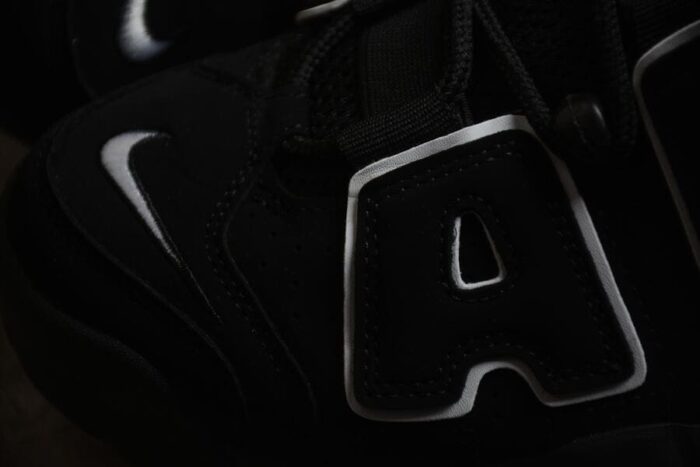 Nike Air More Uptempo Black White - Image 8