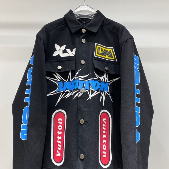 Jacket Louis Vuitton Printed Denim - Image 4