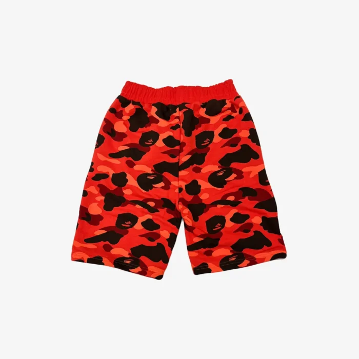 Shorts Bape Camo Shark Shorts Red - Image 2