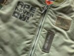 Jacket BAPE x OVO Loose Fit MA-1 Olive Drab - Image 6