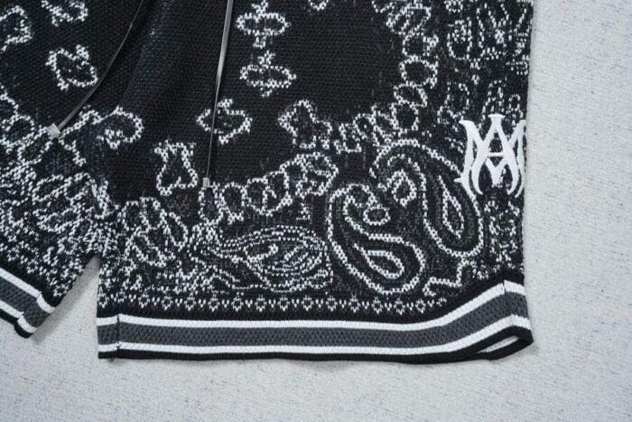 Amiri Bandana Crochet Basketball Shorts - Image 6