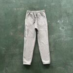 Set Trapstar Chenille Decoded 2.0 Hoodie Grey/Ice Blue - Image 3
