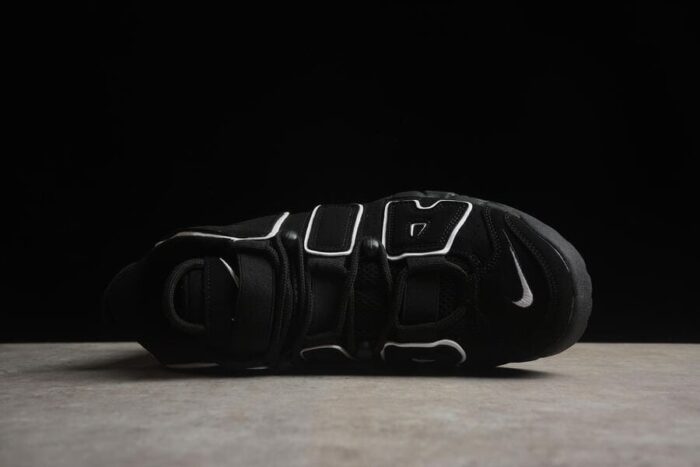 Nike Air More Uptempo Black White - Image 5