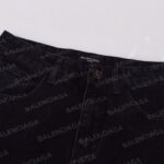 Jeans Balenciaga Monogram Black BL026 - Image 4