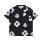 Shirt Denim Tears Circle Clouds Black