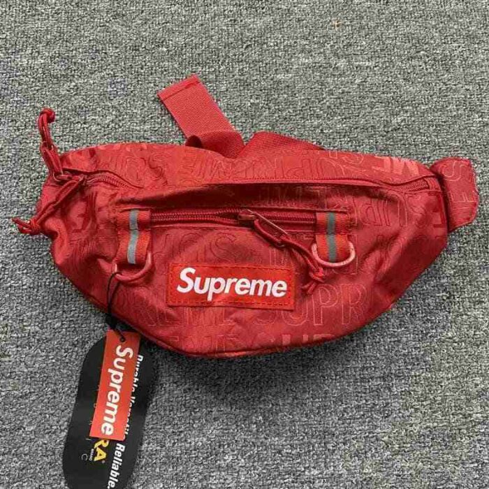 Supreme Waist Bag Black (SS19) - Image 2