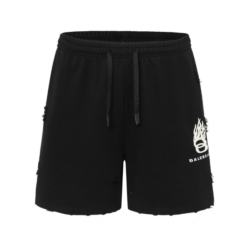 vcv-c-3.jpg Shorts Balenciaga Logo Black BL022 - Image 1