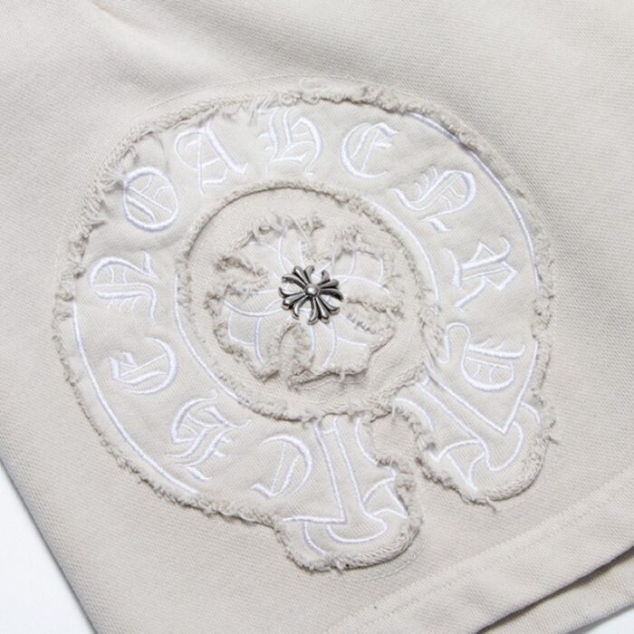 Shorts Chrome Hearts White Cross Patch CH032 - Image 5