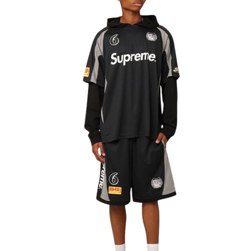 QWRQW8205-9.jpg Set Supreme Hooded Soccer Black SP049 - Image 1