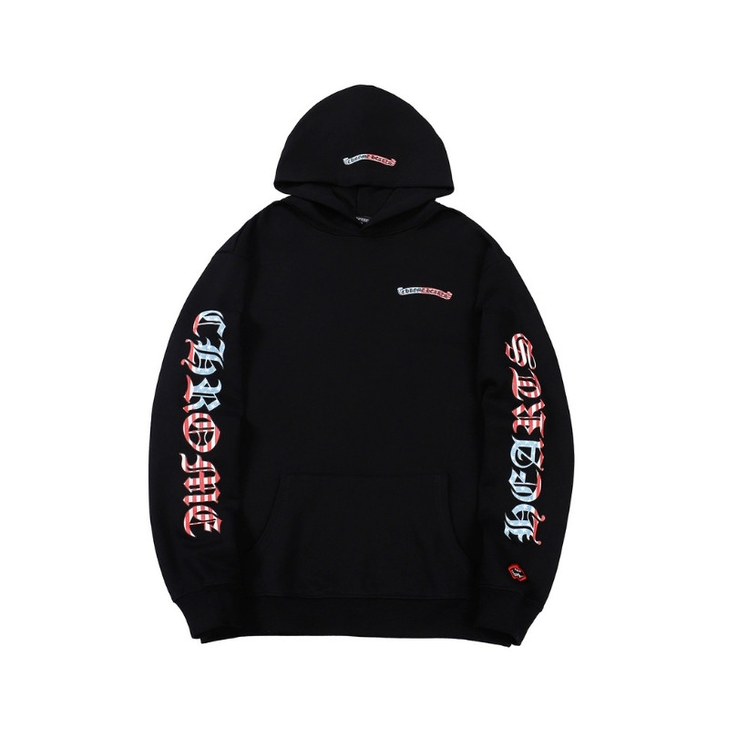 asdaw0215-3.jpg Hoodie Chrome Hearts Multicolor Logo Sleeves CH074 - Image 1