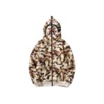 Hoodie BAPE Shark Camo OVO Red BP043 - Image 6