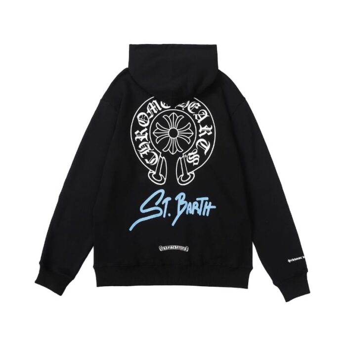 Hoodie Chrome Hearts St. Barth Black CH082 - Image 2