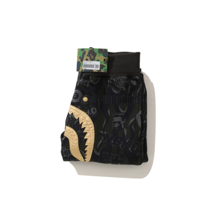 Pants BAPE NBHD Camo Shark Black BP39 - Image 10