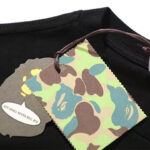 T-shirt BAPE Baby Milo Banana Ape Head Black BP051 - Image 10