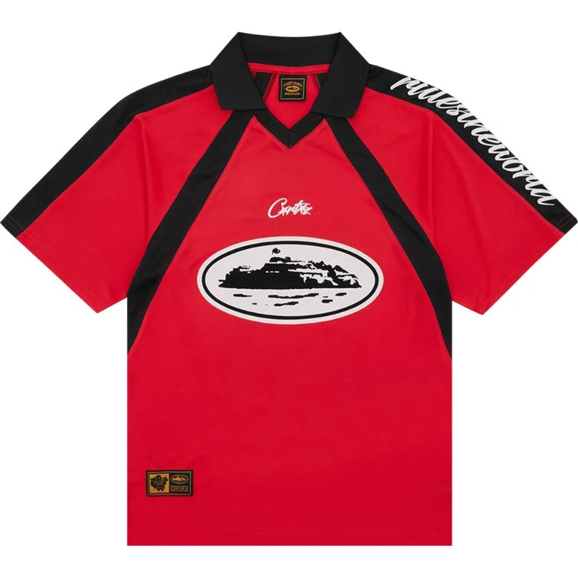 dsfdf0523-12.jpg T-shirt Corteiz RTW 18 Red Jersey CZ004 - Image 1