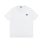 T-shirt Prada Logo Patch White PD016