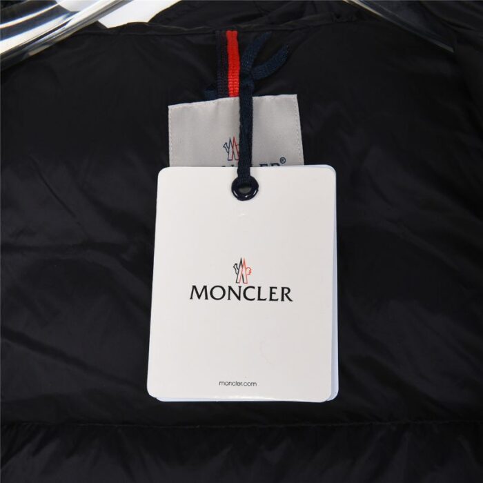 Vest Puffer Moncler Hooded Black Logo MCL011 - Image 9