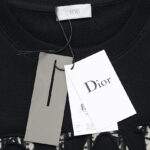 Sweatshirt Dior Black Logo Crewneck DO053 - Image 8