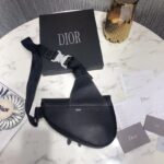 Bag Dior Black Leather Black DO035 - Image 3