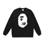 BAPE x New Balance Logo Sweatshirt Black BP062