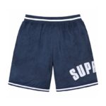 Shorts Supreme Velour Stripe Logo Embroidery SP041