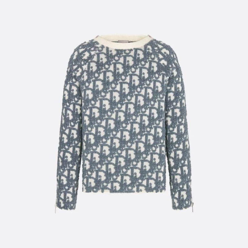 sdfsdf0236-2.jpg Sweater Dior Monogram Textured DO011 - Image 1