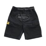 Shorts Cargo Corteiz Guerillaz Black Edition CZ005