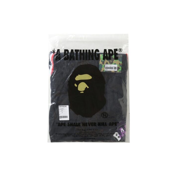 Shorts BAPE Busy Works Striped Trim Black BP028 - Image 8