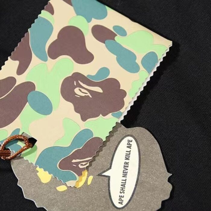 T-shirt BAPE Multicolor Ape Head Black BP058 - Image 8