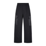 Pants Cargo Prada Black Nylon PD049