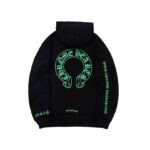 Hoodie Chrome Hearts Neon Logo Black CH072 - Image 2