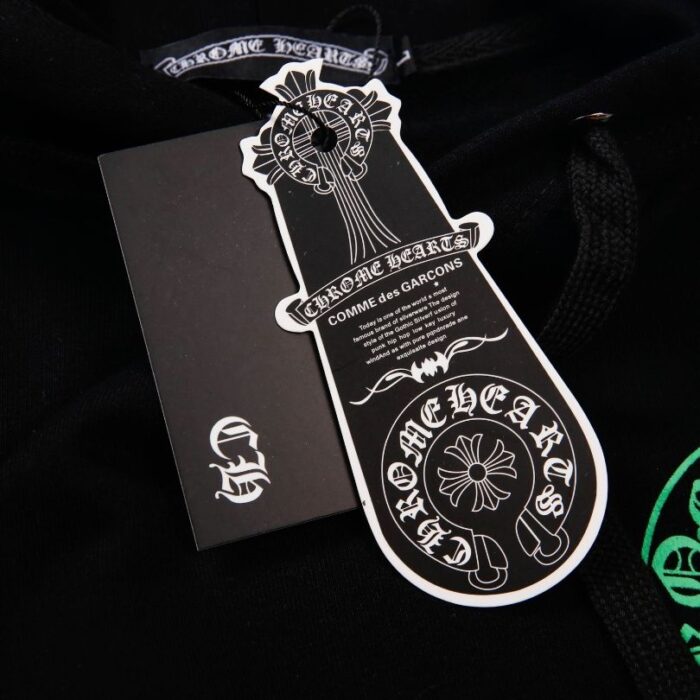 Hoodie Chrome Hearts Neon Logo Black CH072 - Image 10