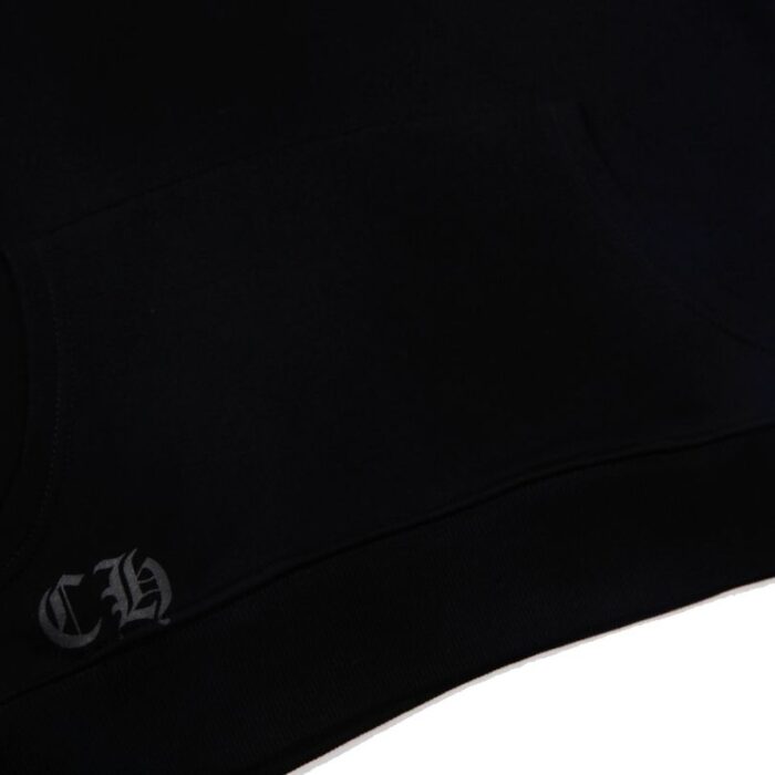 Hoodie Chrome Hearts Neon Logo Black CH072 - Image 9