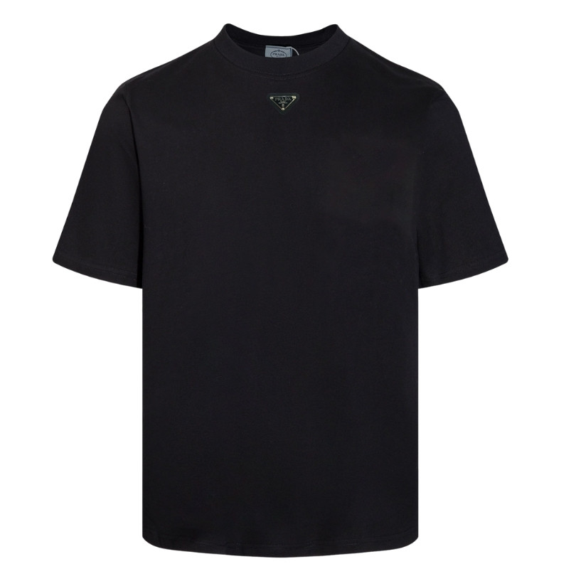wefwef659-2.jpg T-shirt Prada Black Men's PD043 - Image 1