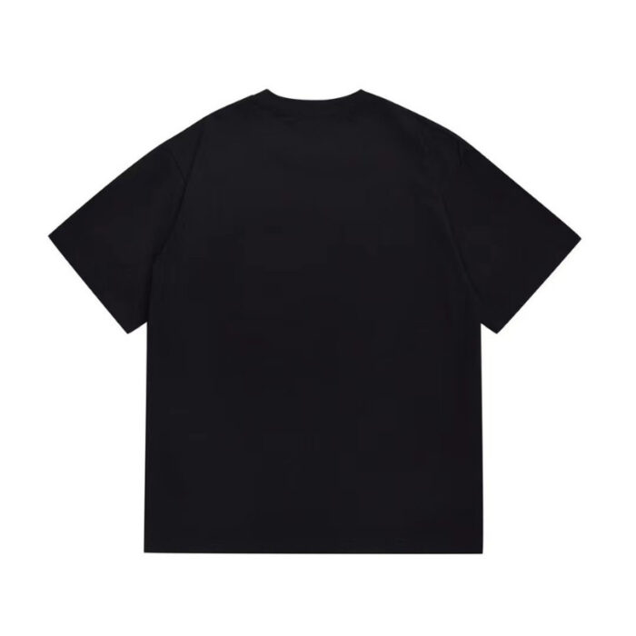 T-shirt BAPE Heart Ape Head Rose Black BP053 - Image 2