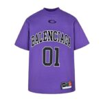 T-shirt- Balenciaga Basketeball Purple 1:1 BL114