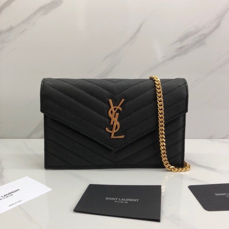 1 Yves Saint Laurent Cassandra Wallet On Chain YSL014 - Image 1