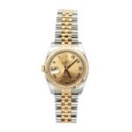 Rolex Date Just Champagne Gold RLX016